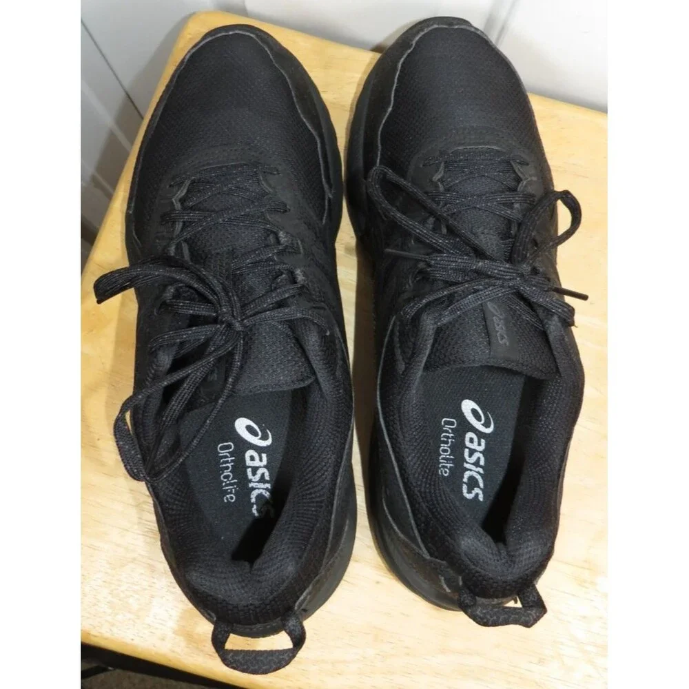 Asics Gel-Venture 10 Men's Sz 10.5 Extra Wide Black Trail Running Shoes 1011B488
